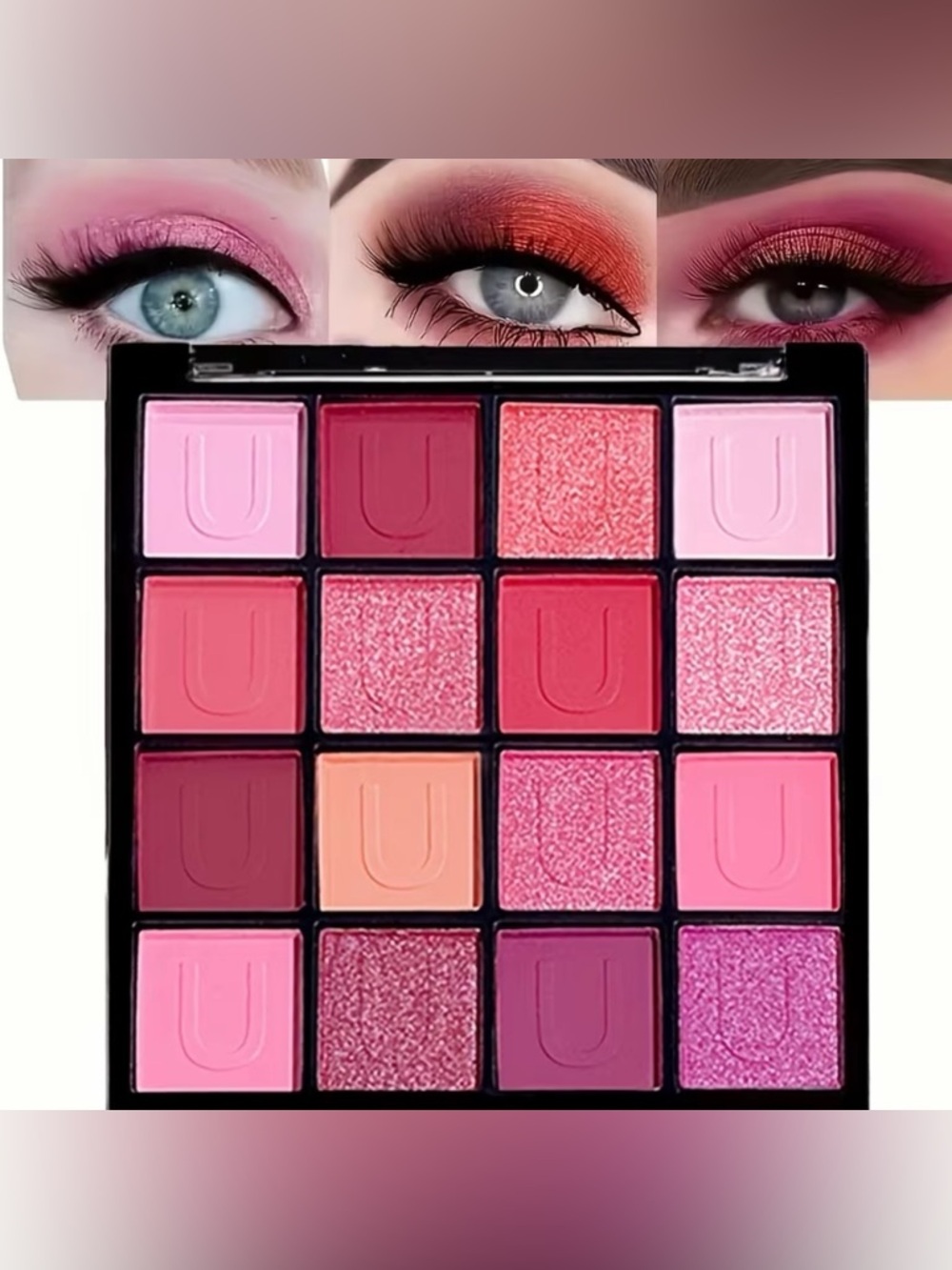 Kohl's Pink & Rose Multi-Finish Eyeshadow Palette